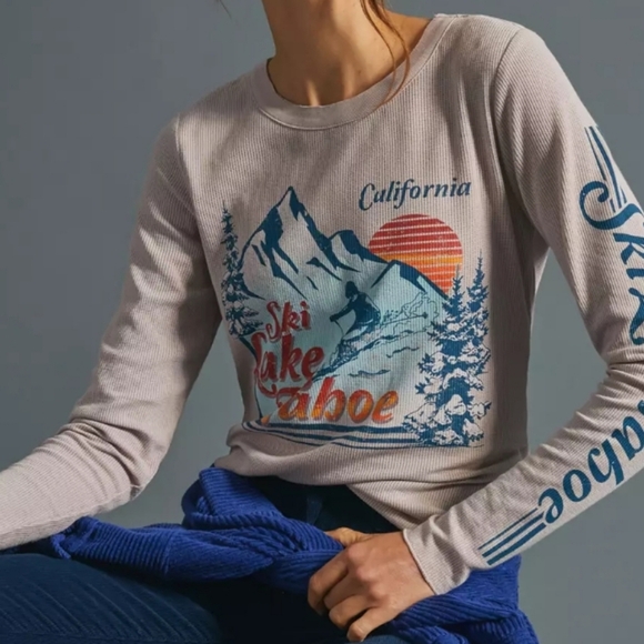 Chaser Lake Tahoe Longsleeve Thermal Tee Size Medium - Picture 1 of 13